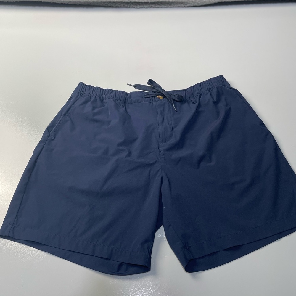 Simply Southern Men's‎ Drawstring Casual Athletic Shorts Navy Blue Size L